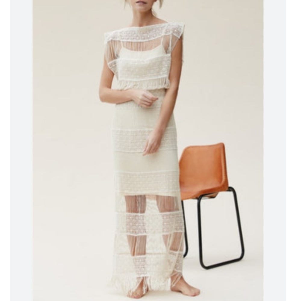 Callahan Cream Maxi Dress